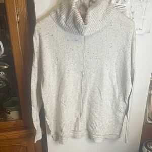 Ruby Moon Light Gray Cowl Neck Sweater